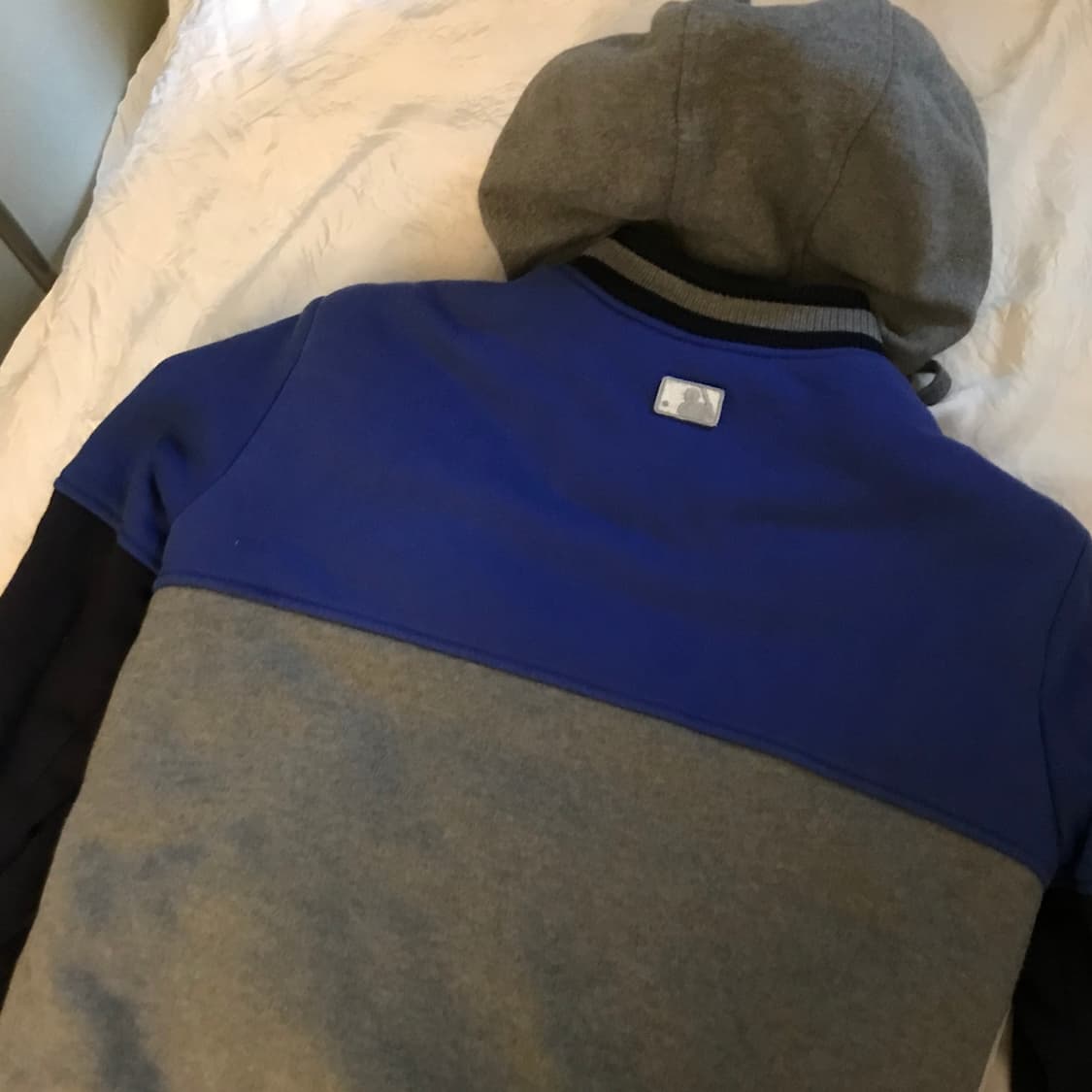 MLB 다저스 레터링 누빔 후드 자켓 상품이미지5