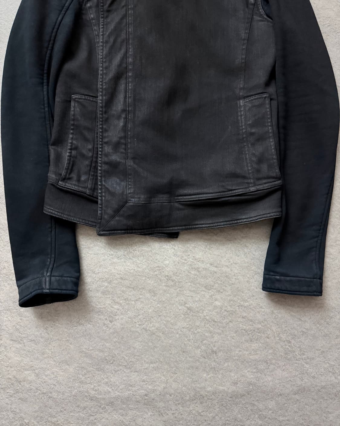 15AW 가레스퓨 사선 비대칭 하이넥 자켓 상품이미지6