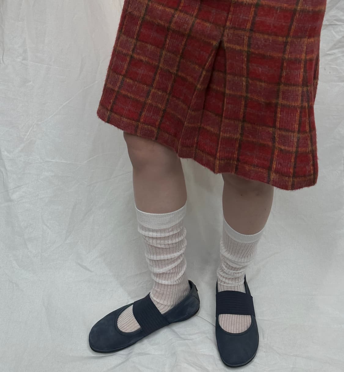 체크 스커트 상품이미지2