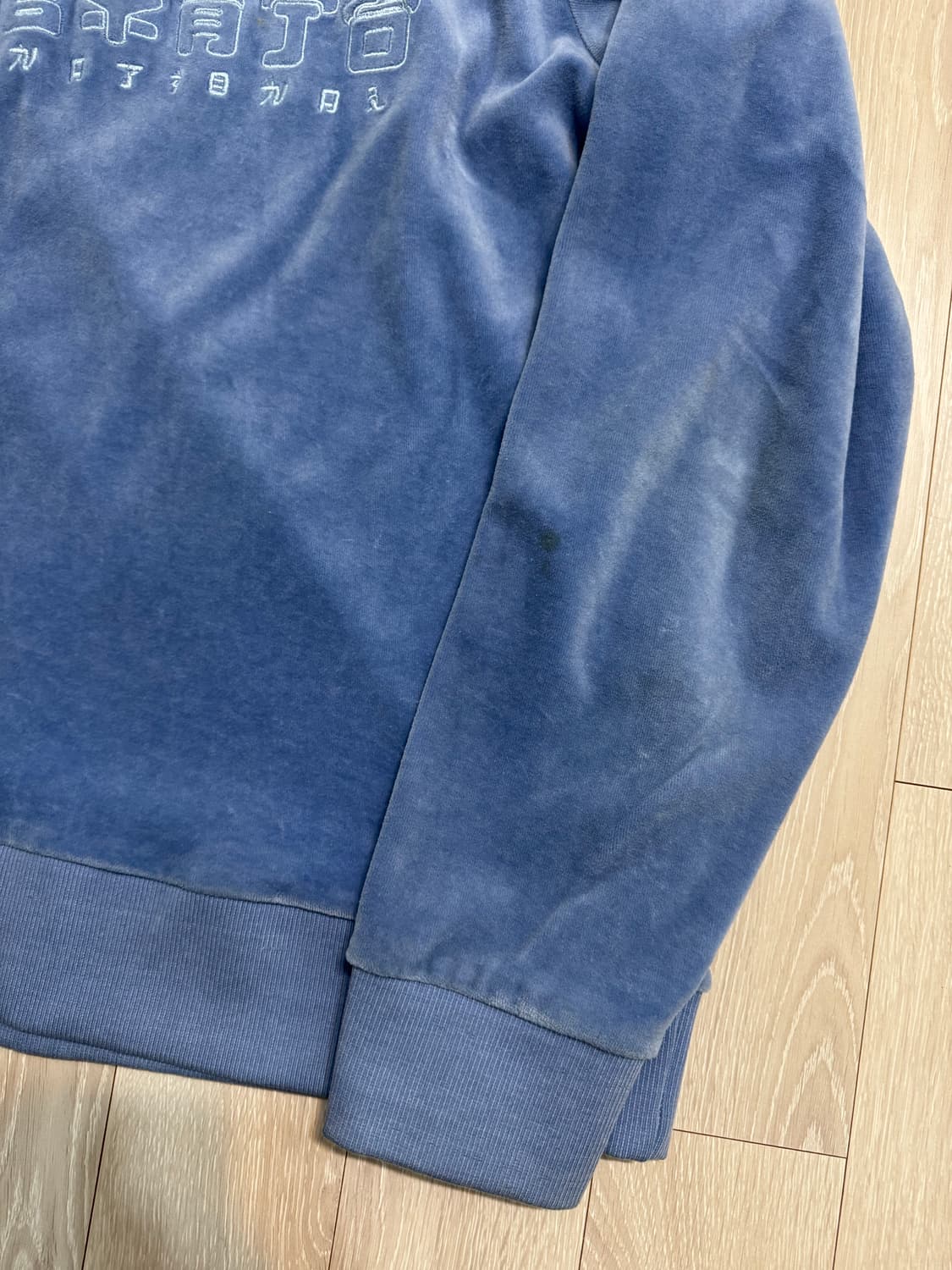 아조바이아조 ajobyajo 벨벳 반집업 하프집업 상품이미지5