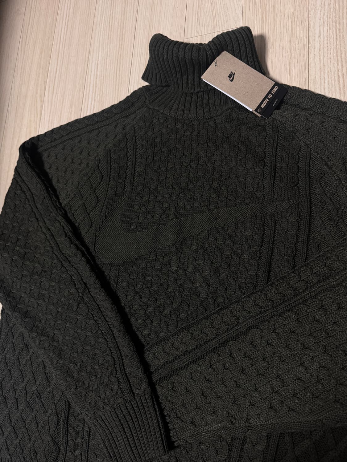 나이키 케이블니트 터틀넥 상품이미지1