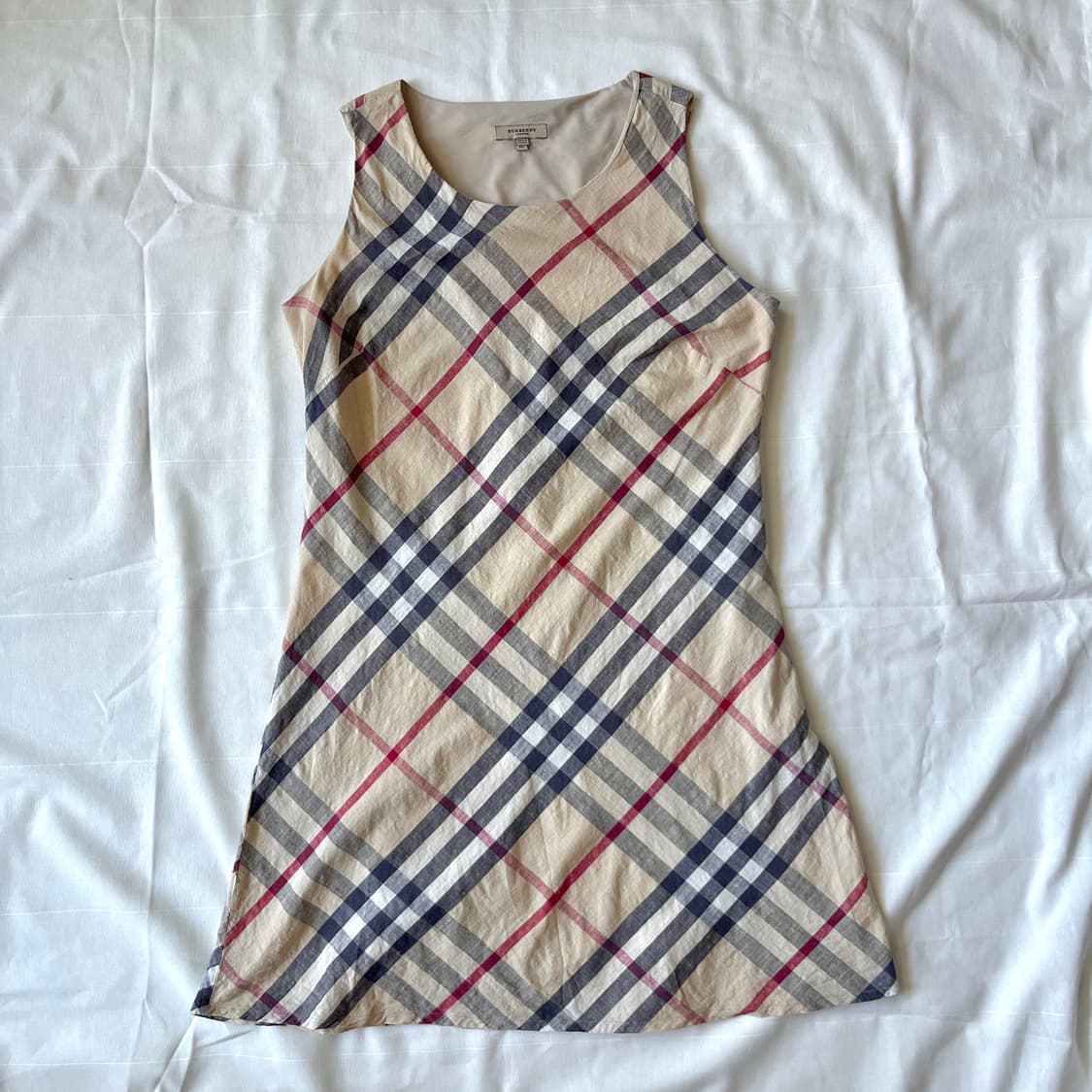 BURBERRY Beige Check one-piece  상품이미지4