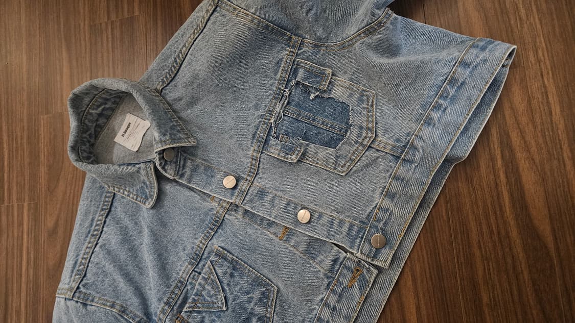 NOB 크롭 데님자켓 상품이미지8