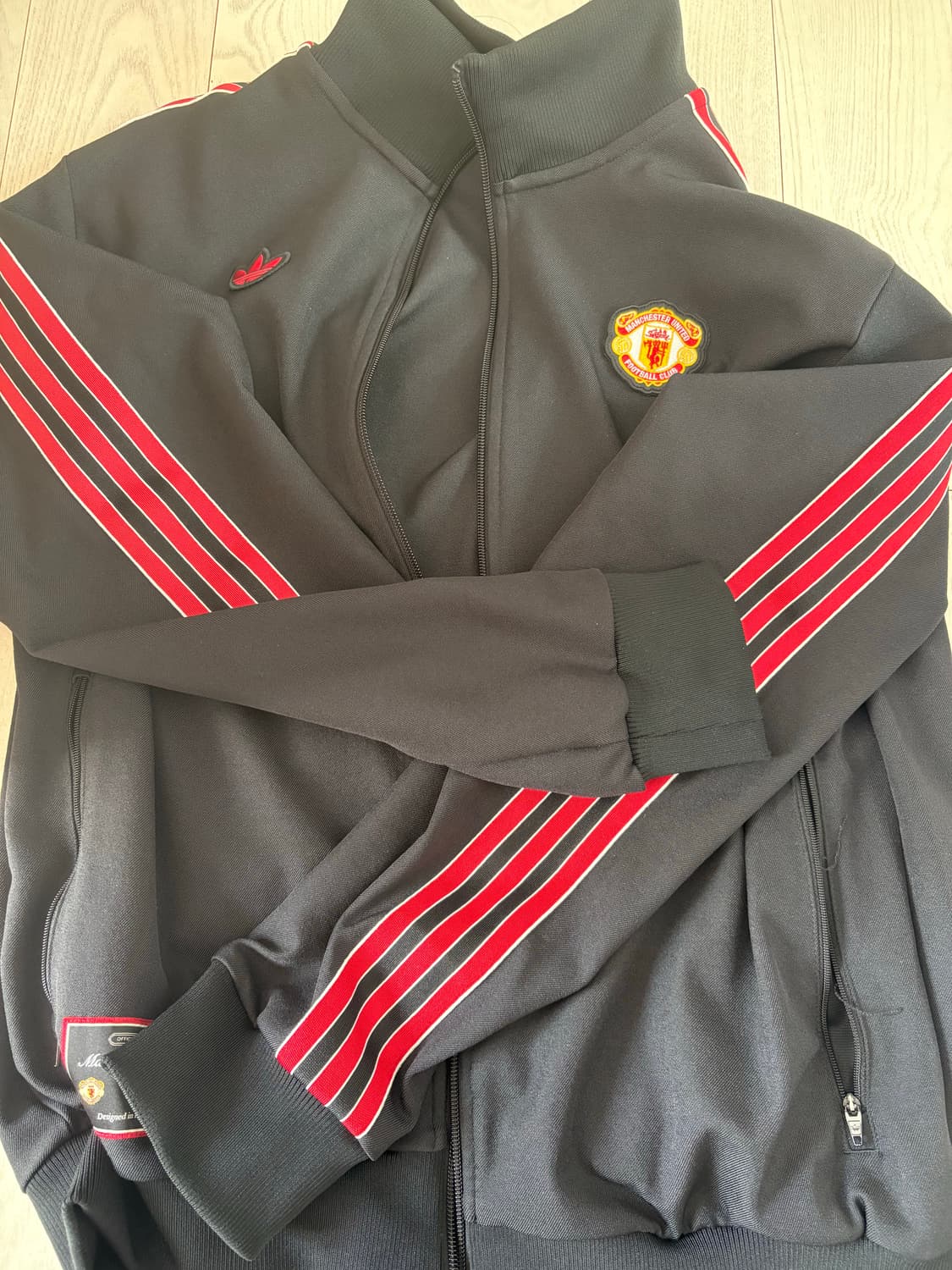 아이다스 맨유 트랙탑 (XL, 크림구매) 상품이미지1