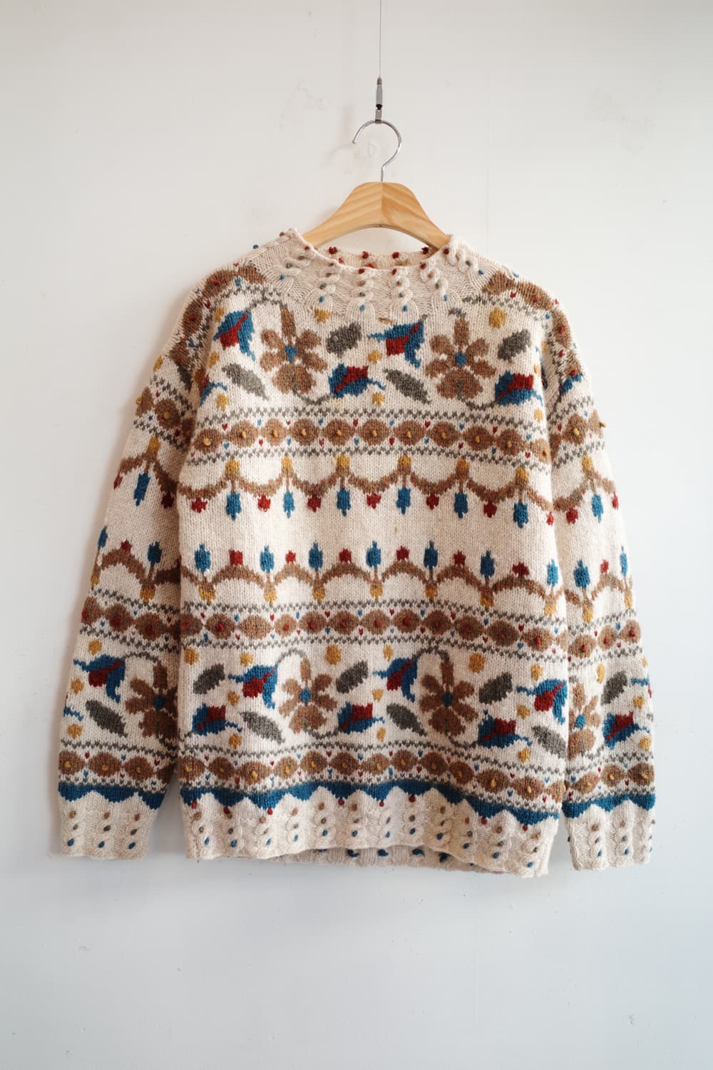 Japan brand 울 패턴 니트  상품이미지1