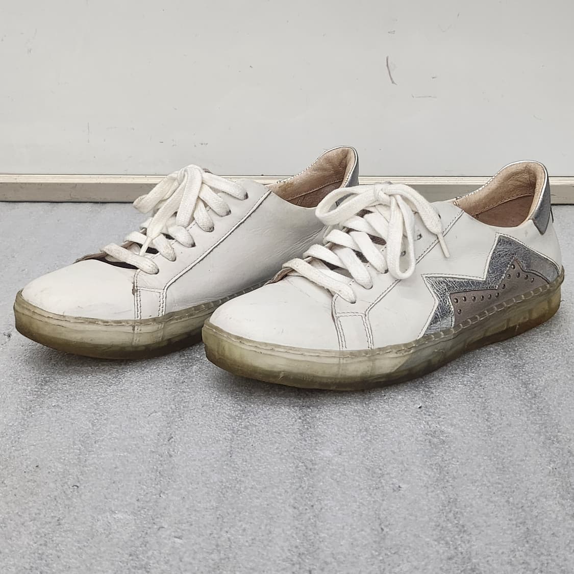 이태리산 A.S. 98 가죽 스니커즈 화이트 250mm 상품이미지9