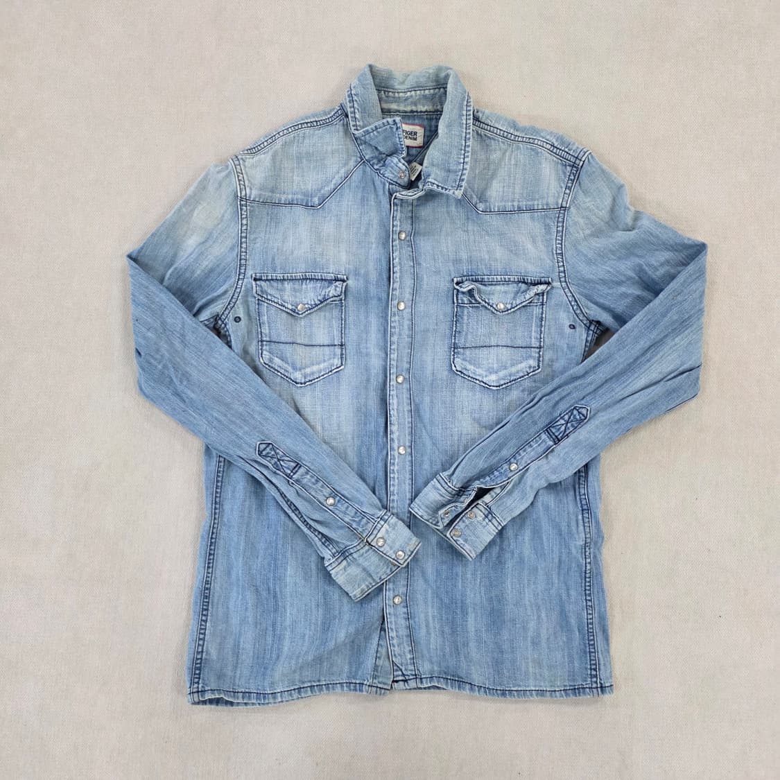 [M] 타미힐피거 데님 셔츠 남방 0210J 상품이미지1