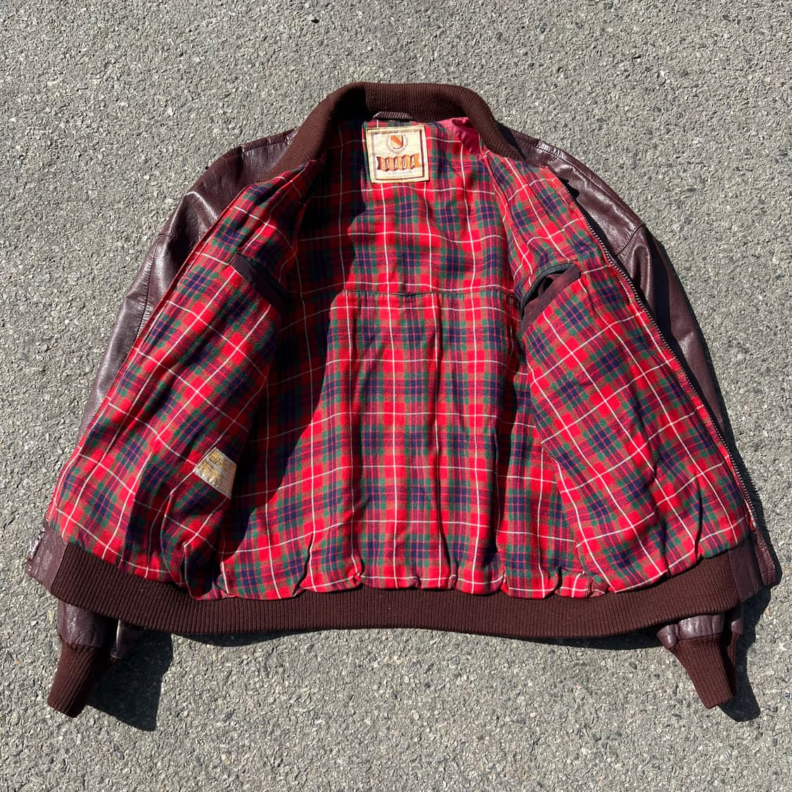 80‘s 바라쿠타 by Van Heusen 레더 G9 해링턴 자켓 상품이미지6