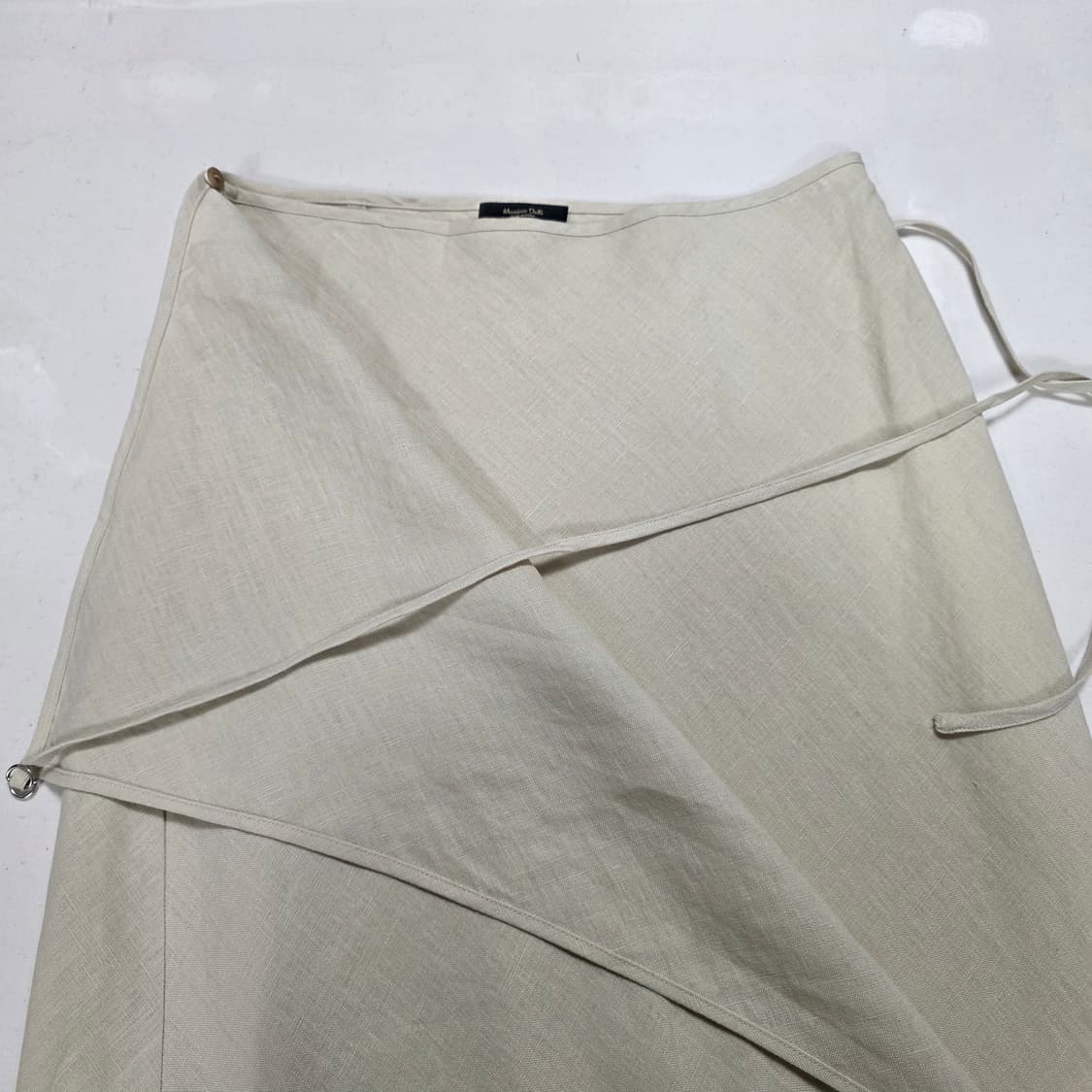 1127 마시모두띠 랩 롱스커트 베이지 Xs 상품이미지5