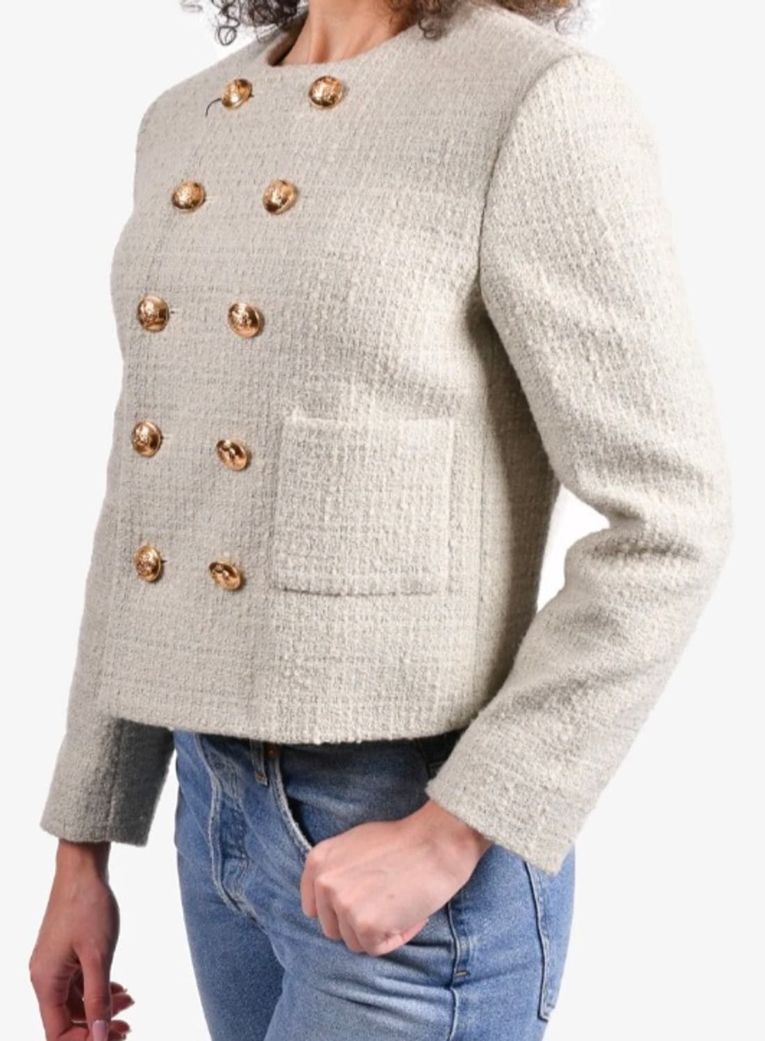 셀린느 2021라이트그린 트위드자켓 상품이미지1