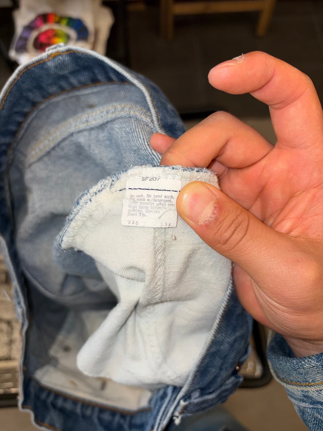 80’s Levi’s 517 USA flare denim pants  상품이미지9