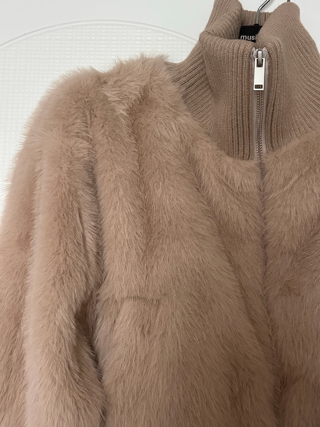 김아홉 니팅 하이넥 퍼 JK 상품이미지2