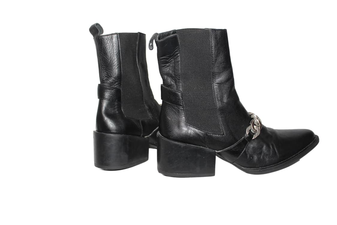 2000s JAPAN Unknown 체인 첼시 부츠 상품이미지4