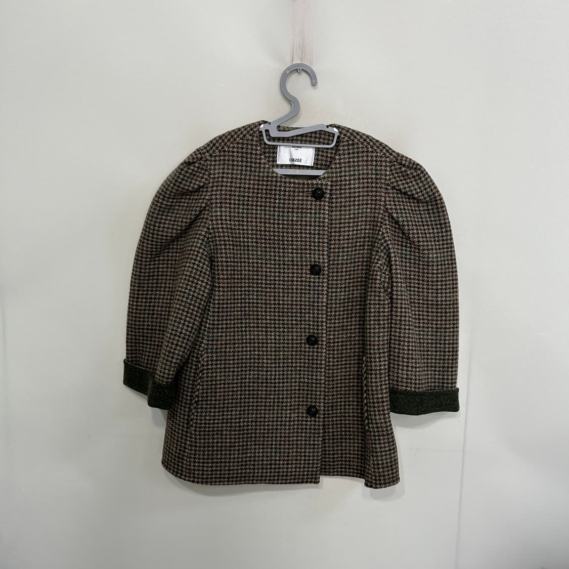 한섬 오브제 2022 모직 체크 자켓 55 상품이미지1