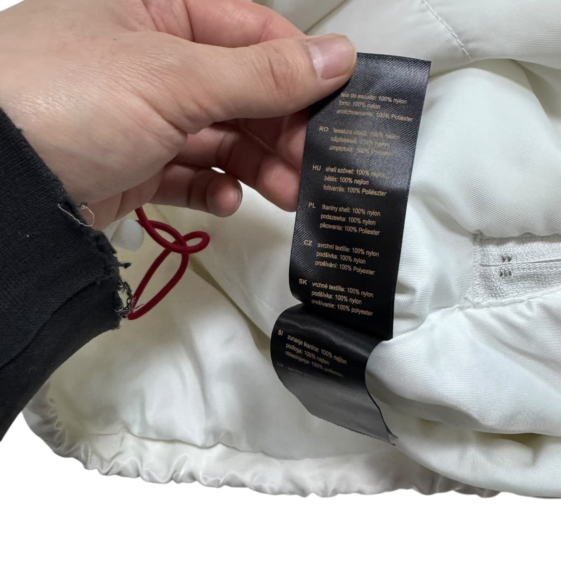 알파인더스트리 화이트 MA-1 아노락 후드 상품이미지6