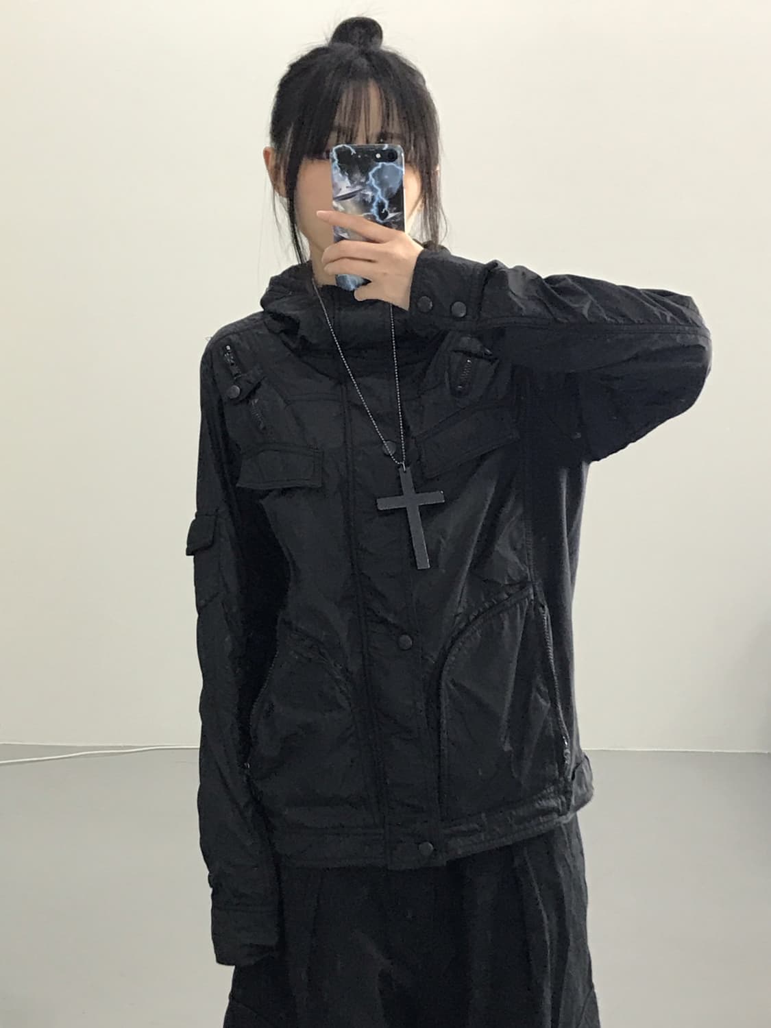 Jpn Black High Neck Jackets 상품이미지2