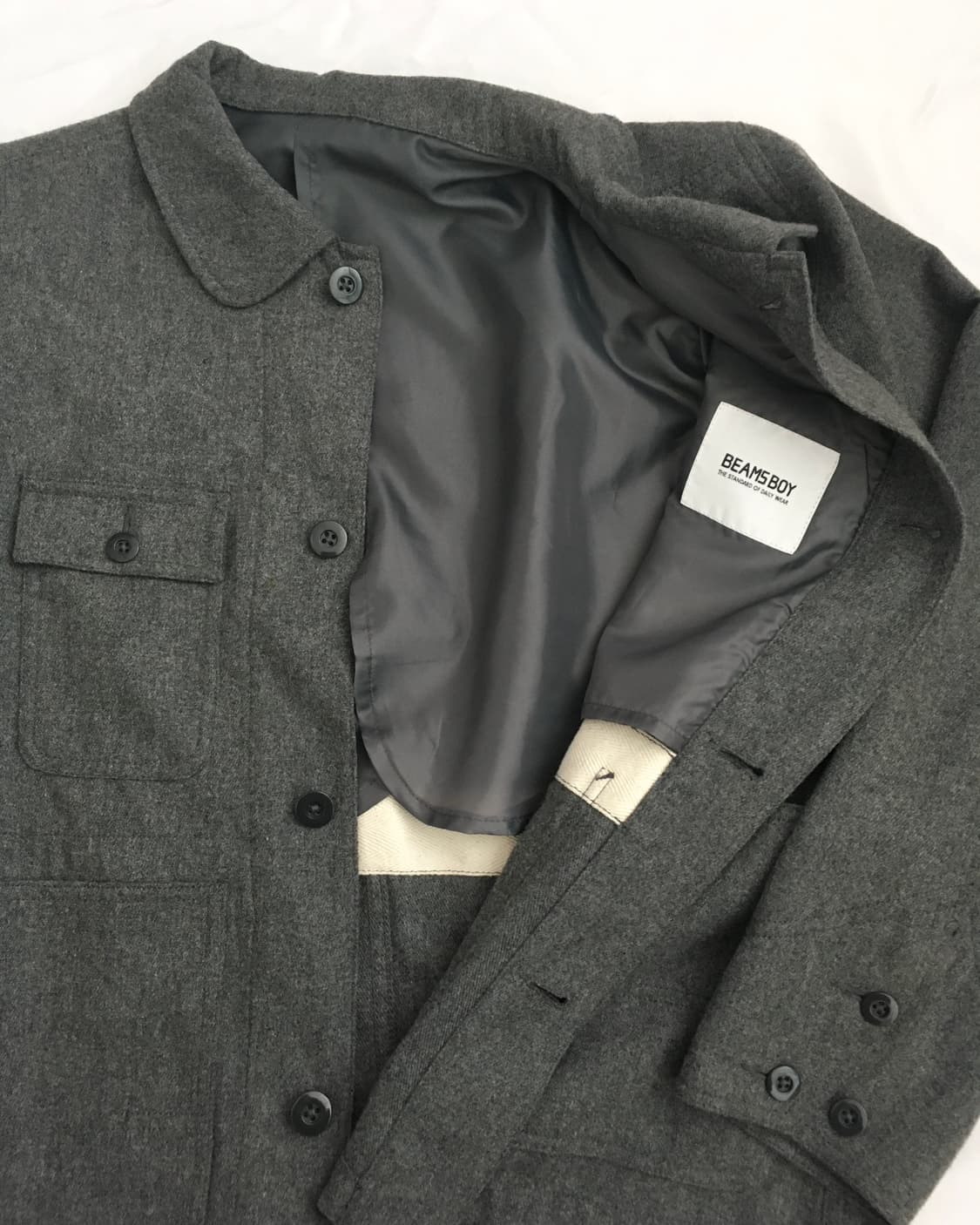BEAMS BOY wool blend Jacket 상품이미지4