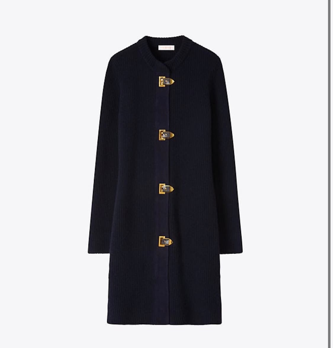토리버치 로리 스웨터 코트 네이비 상품이미지6
