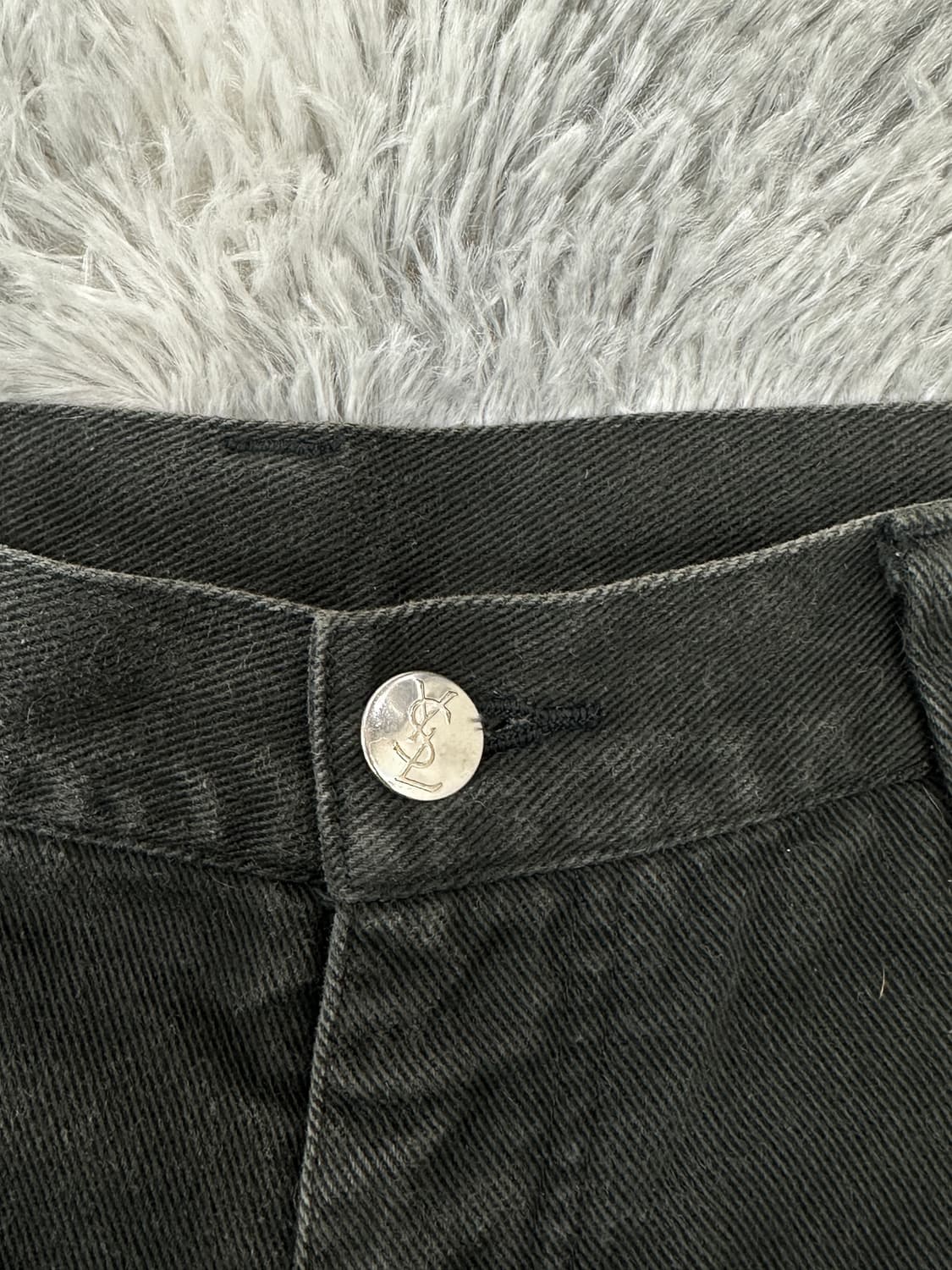 90s YSL Black jean 상품이미지3