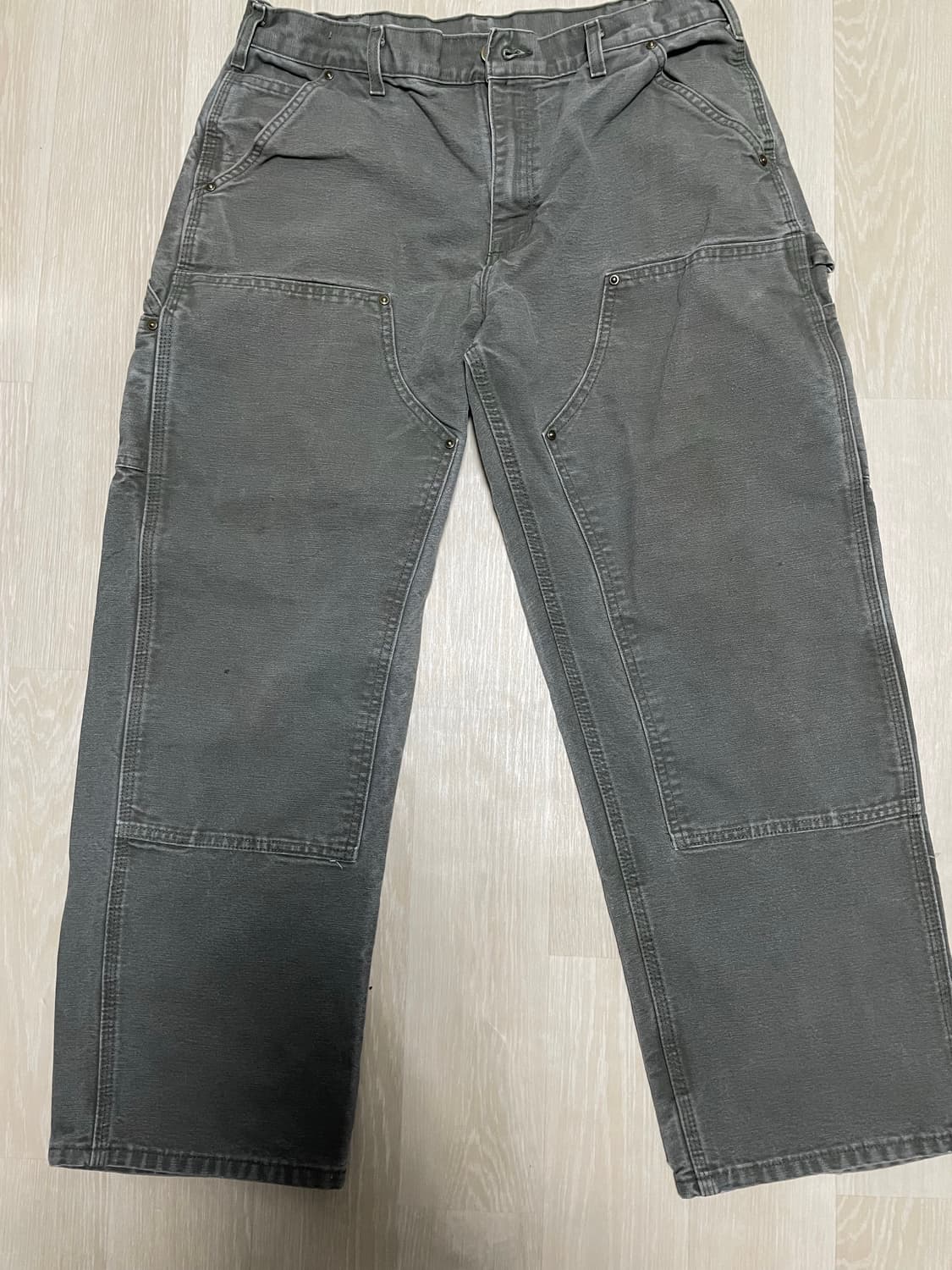 00s칼하트 더블니 모스그린 상품이미지2