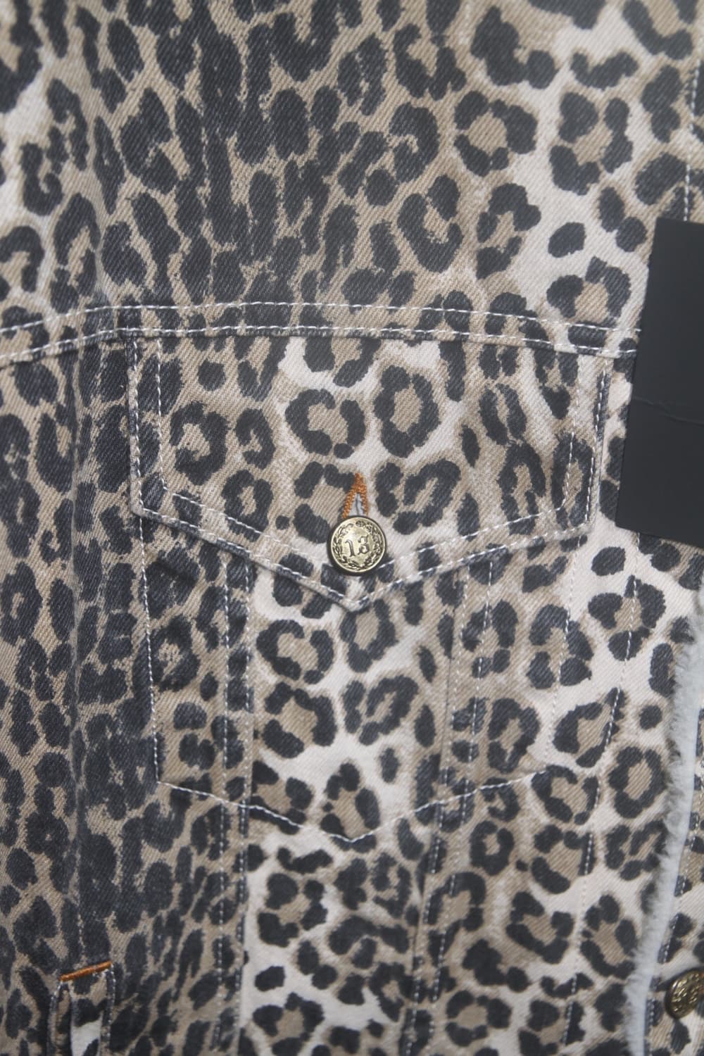 R13 알썰틴 21FW 레오파드 퍼 코트 상품이미지6