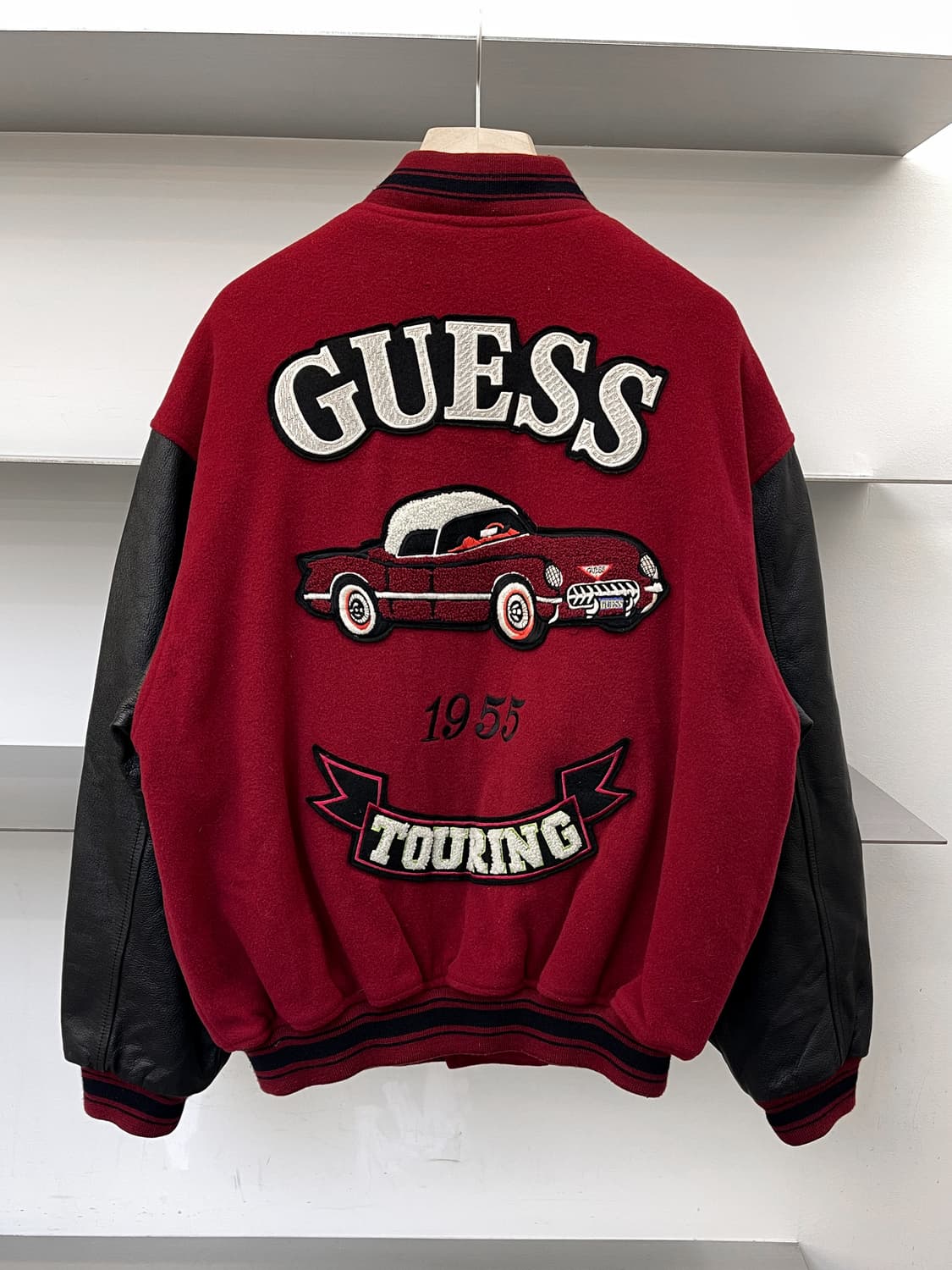 게스 90s 투어링 바시티 자켓 상품이미지1