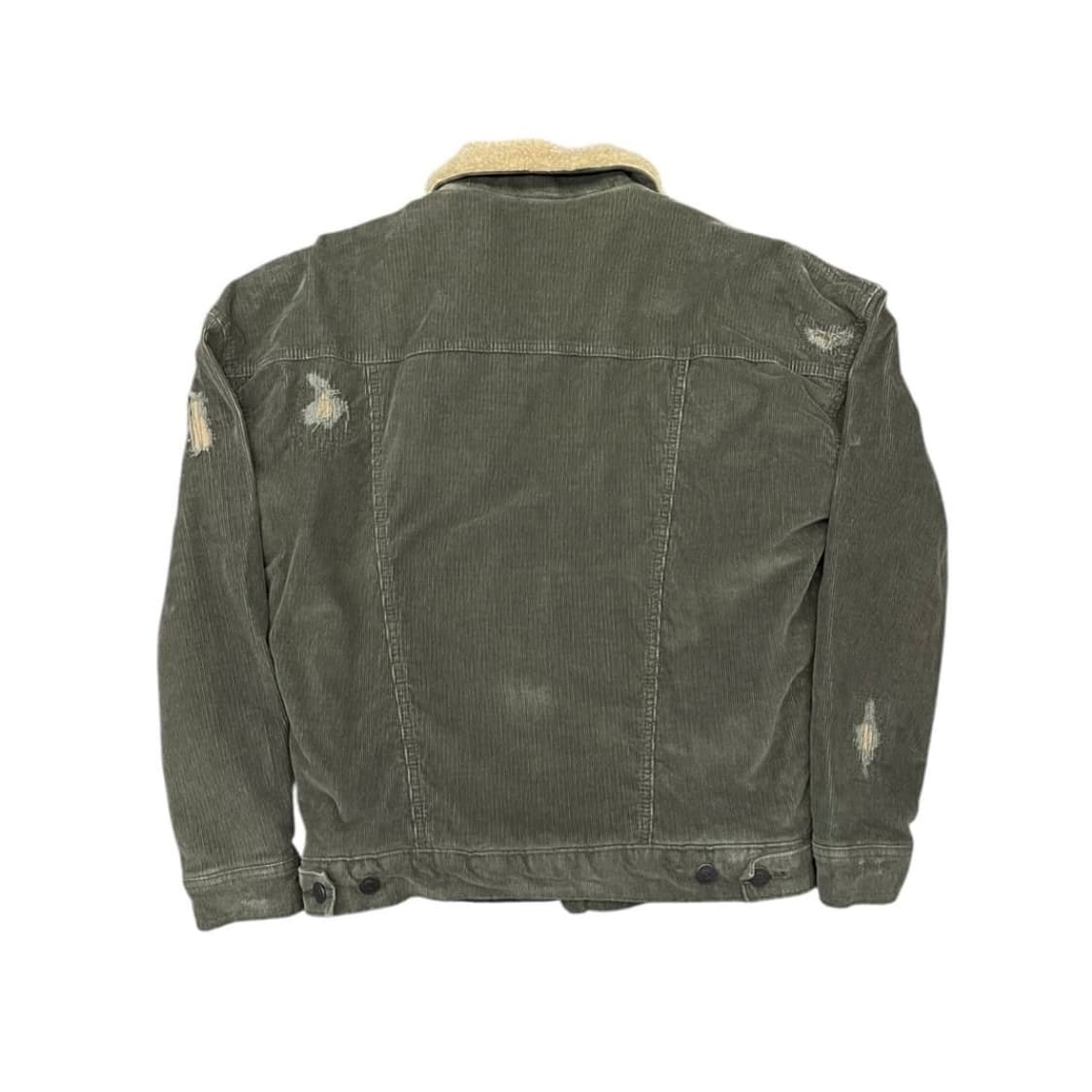 ZARA 자라 코듀로이 쉐르파 트러커 자켓 M 상품이미지3