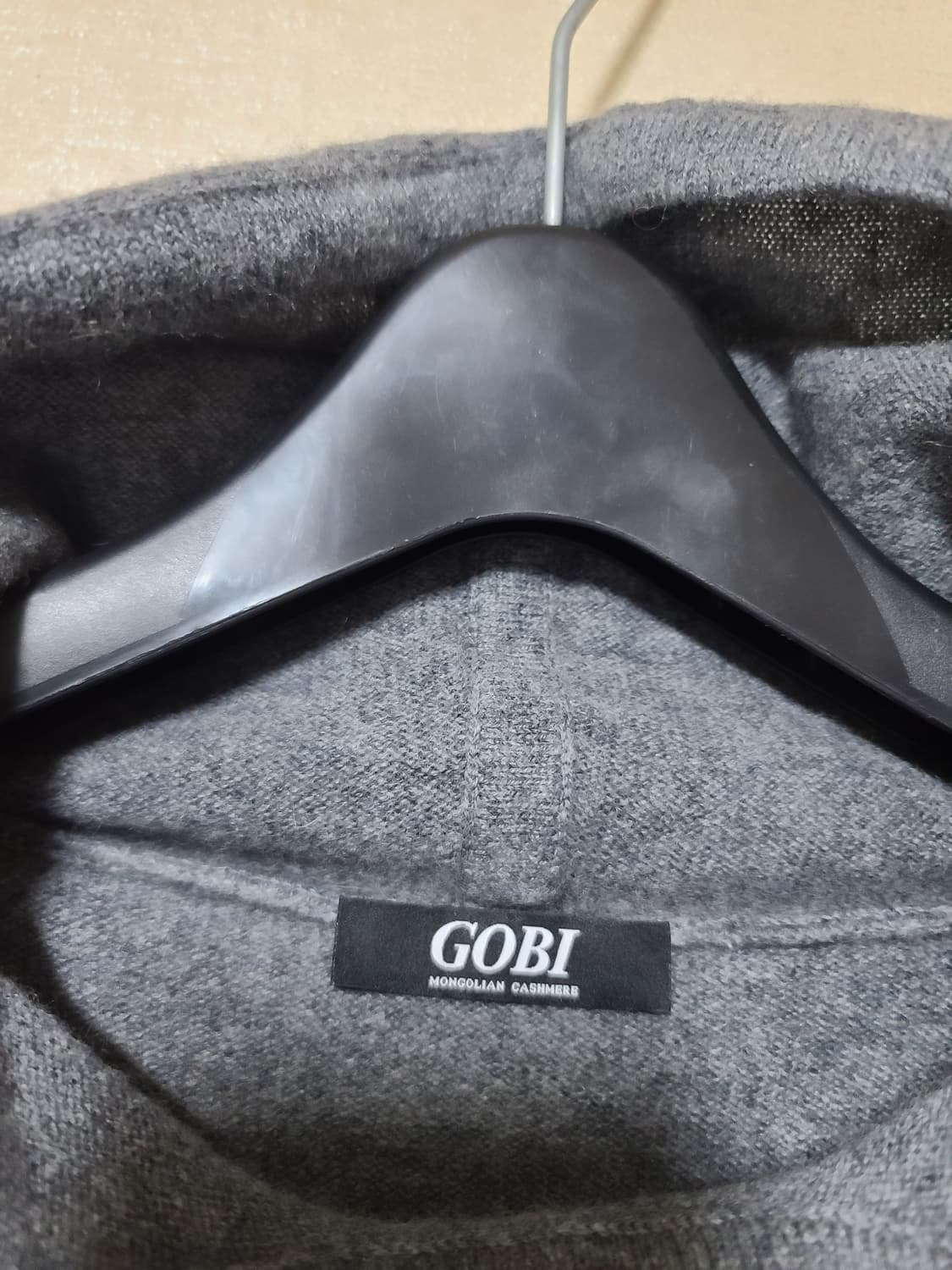 고비 캐시미어 후드 니트 상품이미지5