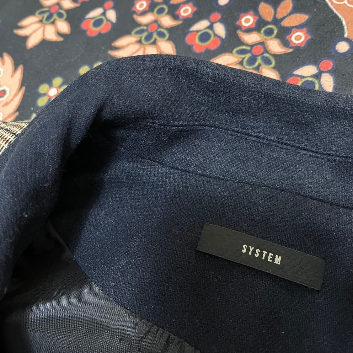 한섬 시스템 여성 체크 싱글 블레이저 정장 자켓 82-94-160 상품이미지5