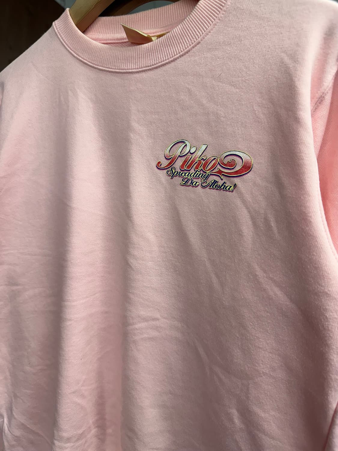 Piko 빈티지 핑크 스웻셔츠 상품이미지2
