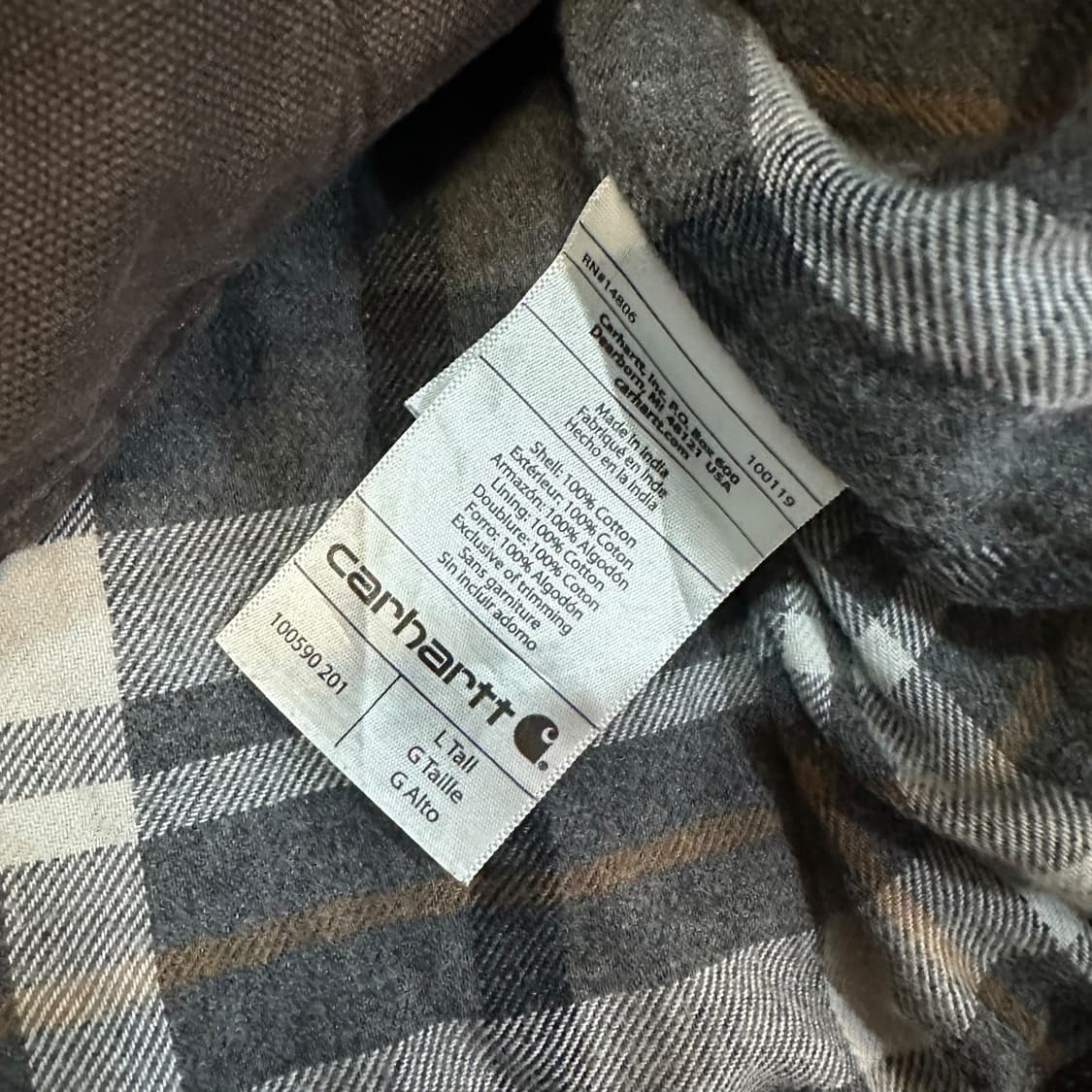 칼하트 캔버스 셔츠 자켓 상품이미지6