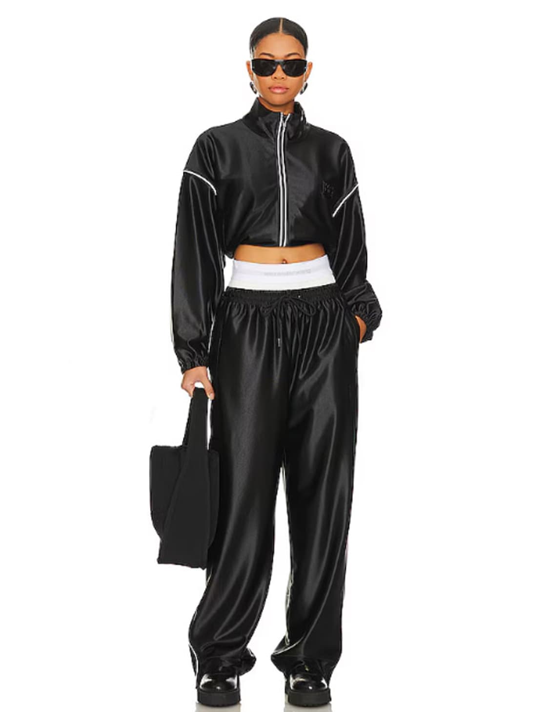 알렉산더왕 새틴 저지 크롭 트랙 자켓 상품이미지2