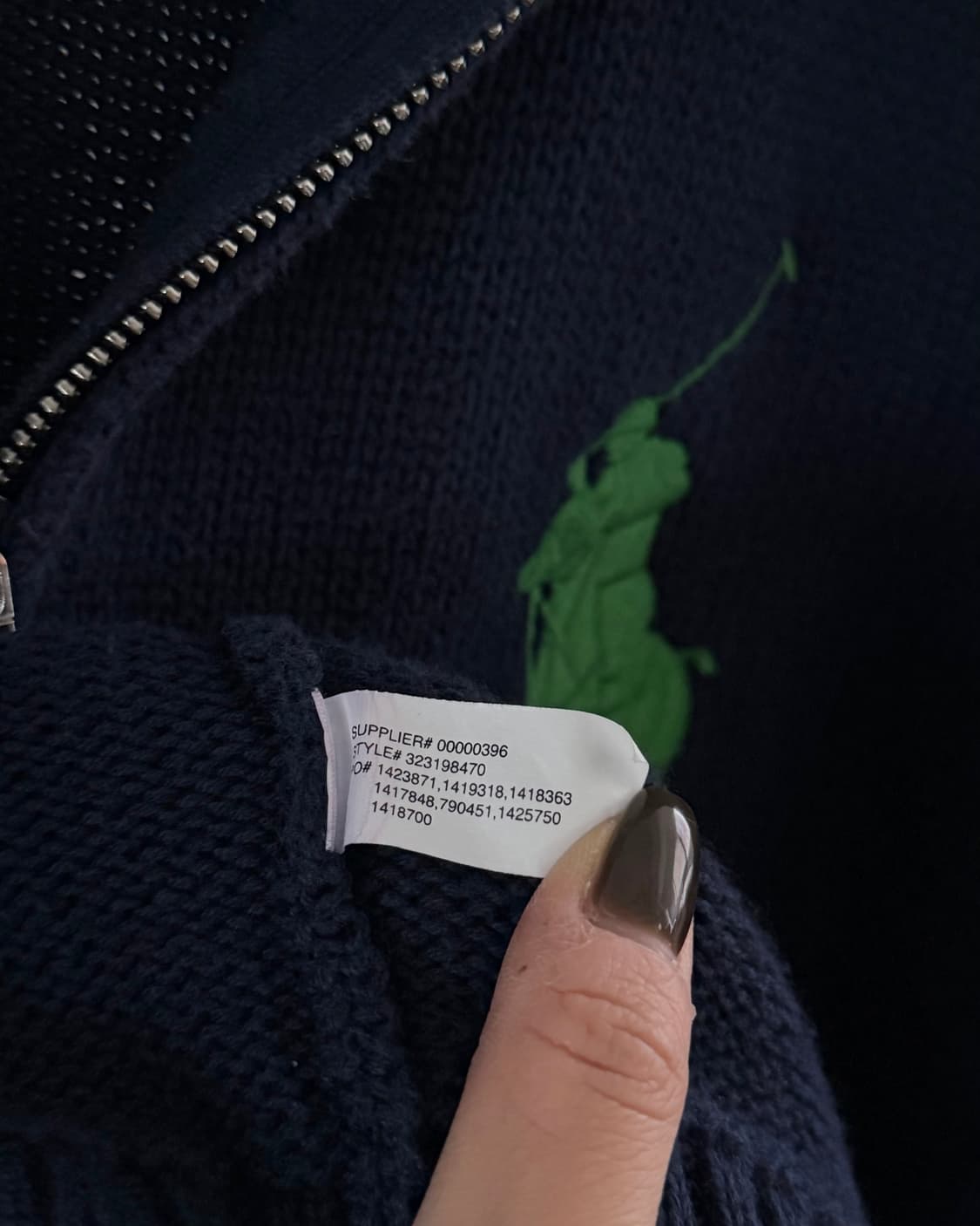 Polo 폴로 랄프로렌 보이즈라인 빅포니 니트집업 상품이미지9