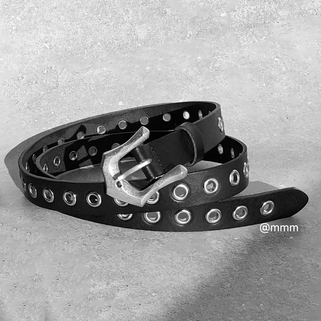 [Unisex] 아일렛 웨스턴 가죽 벨트 상품이미지5