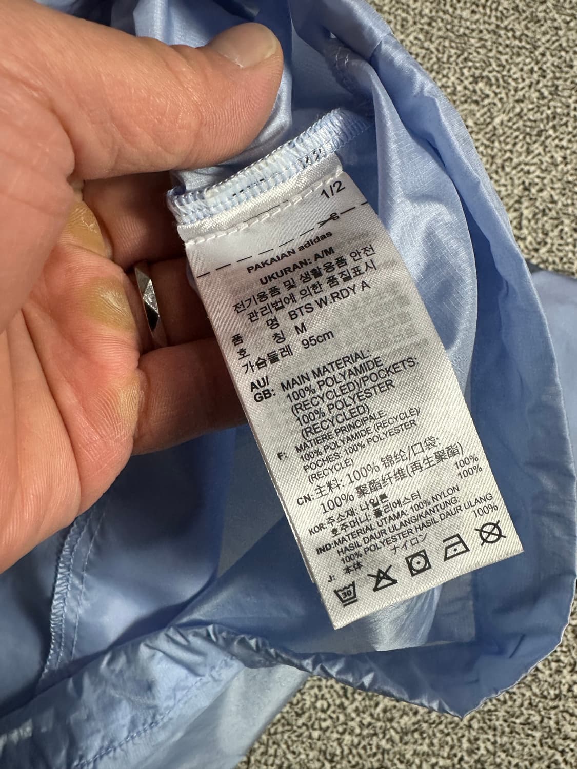 아디다스 BTS W.RDY 아노락 자켓 상품이미지4