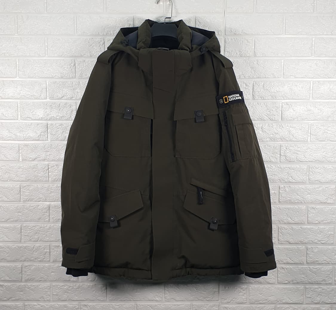 [100]내셔널지오그래픽 캠벨리 구스다운 카키 상품이미지1