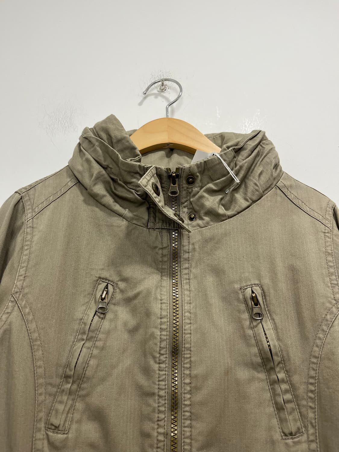 일본 빈티지 금속단추 포켓 집업 자켓 상품이미지3