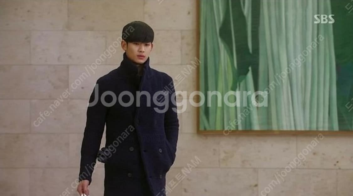 (별그대 도민준 착용)솔리드옴므 13F/W 더블 브레스티드 니트 코트 L 상품이미지6