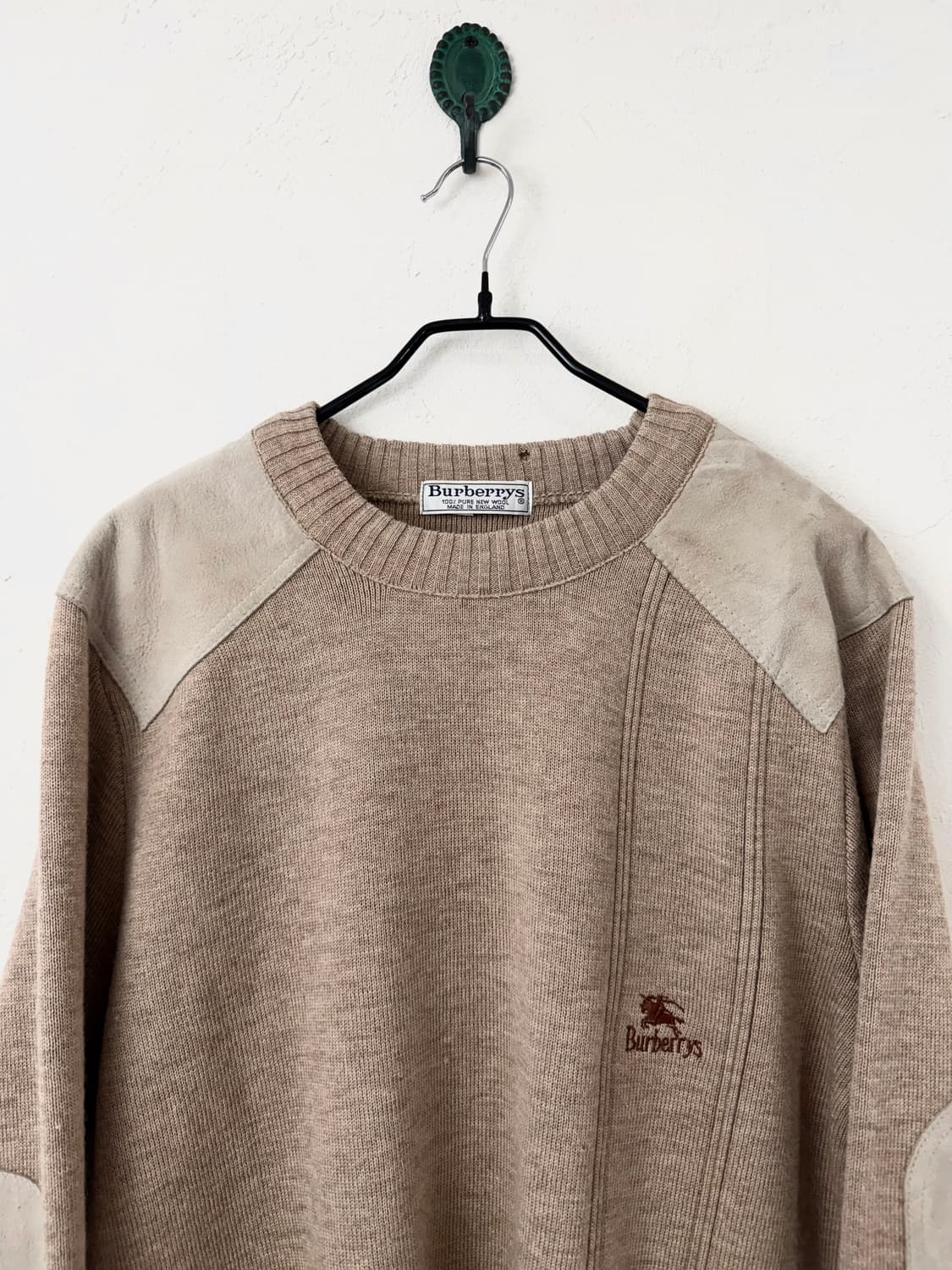 빈티지 버버리 퓨어 울 코만도 스웨터 상품이미지2