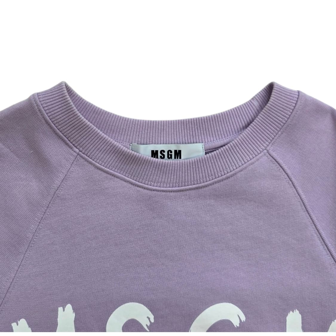 [프립]MSGM 밀라노 로고 맨투맨 연보라/라일락 상품이미지6