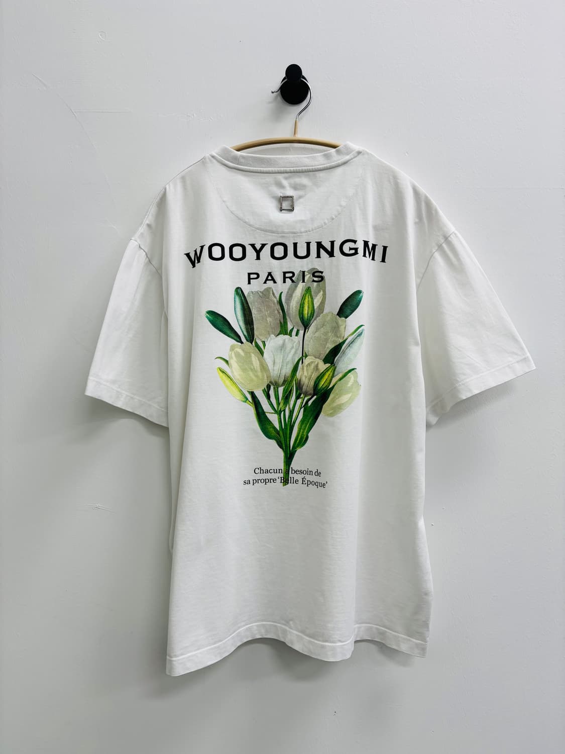 22ss 우영미 플라워 프린트 반팔 티셔츠 상품이미지3