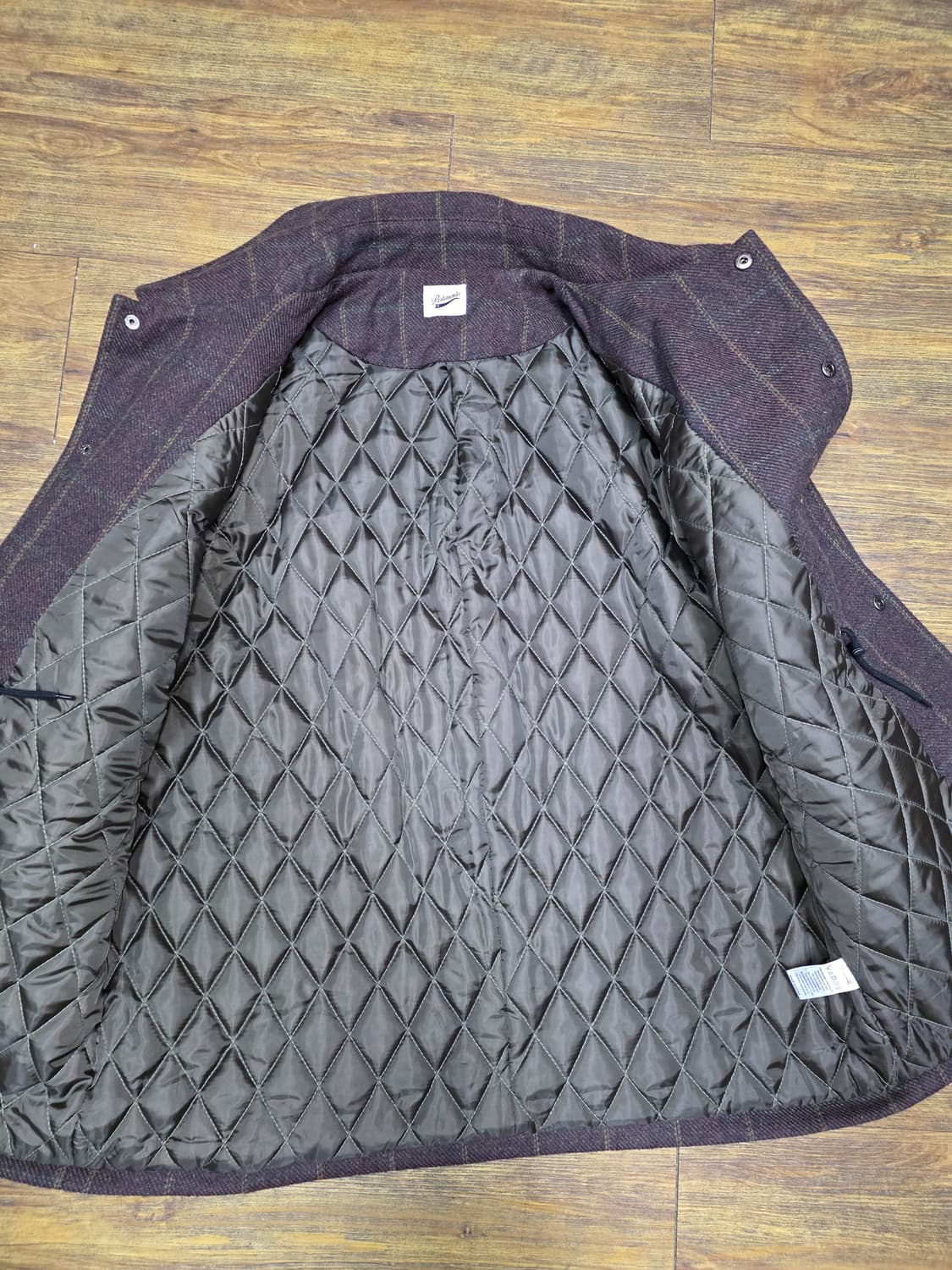 파르티멘토 체크숏 코트 상품이미지8