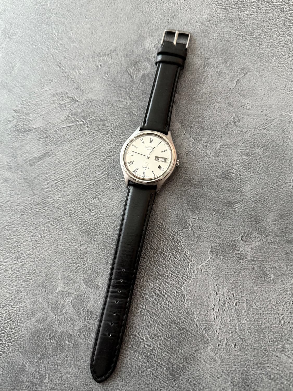 세이코 Seiko TYPE II 쿼츠 로만 인덱스 데이데이트 상품이미지2