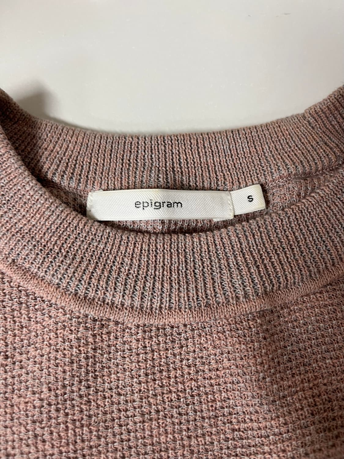 95) 19SS 시리즈 에피그램 니트 인디핑크 상품이미지4