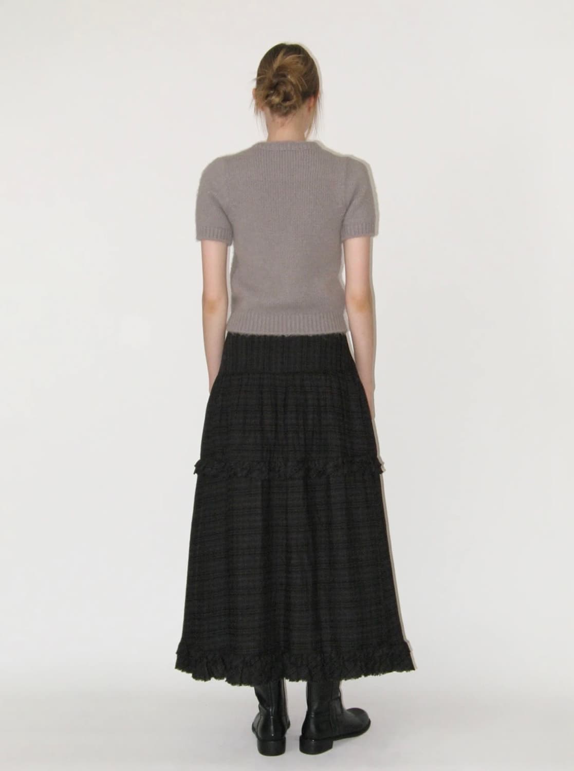 썬번프로젝트 half wool knit gray 상품이미지5