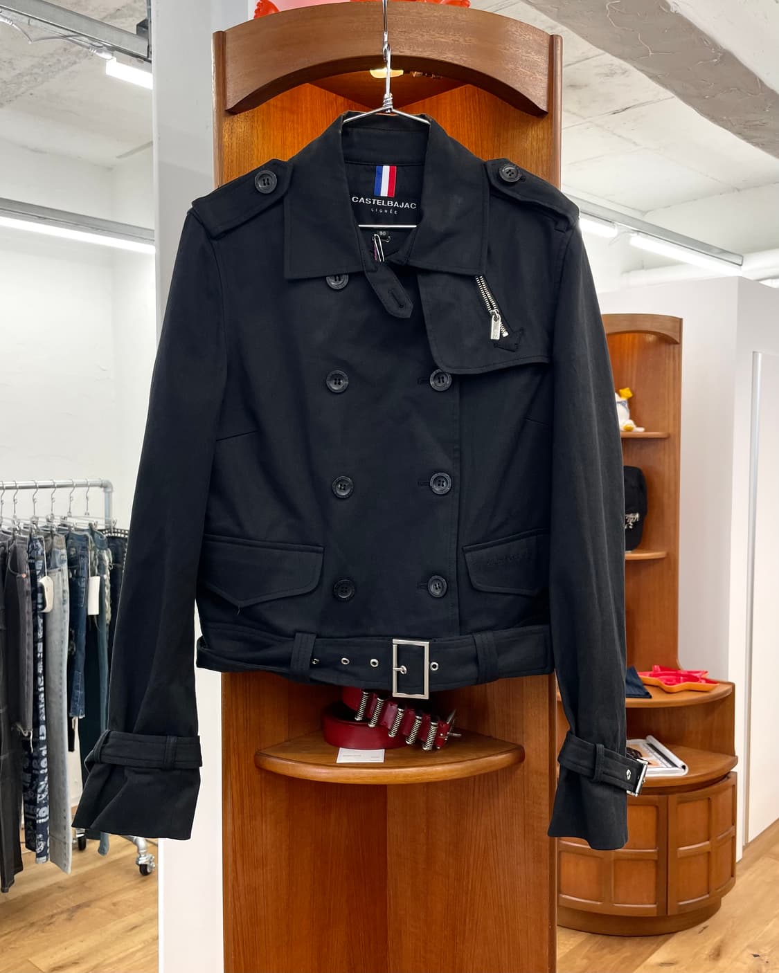 [S] 카스텔바작 숏 트렌치 자켓 상품이미지1