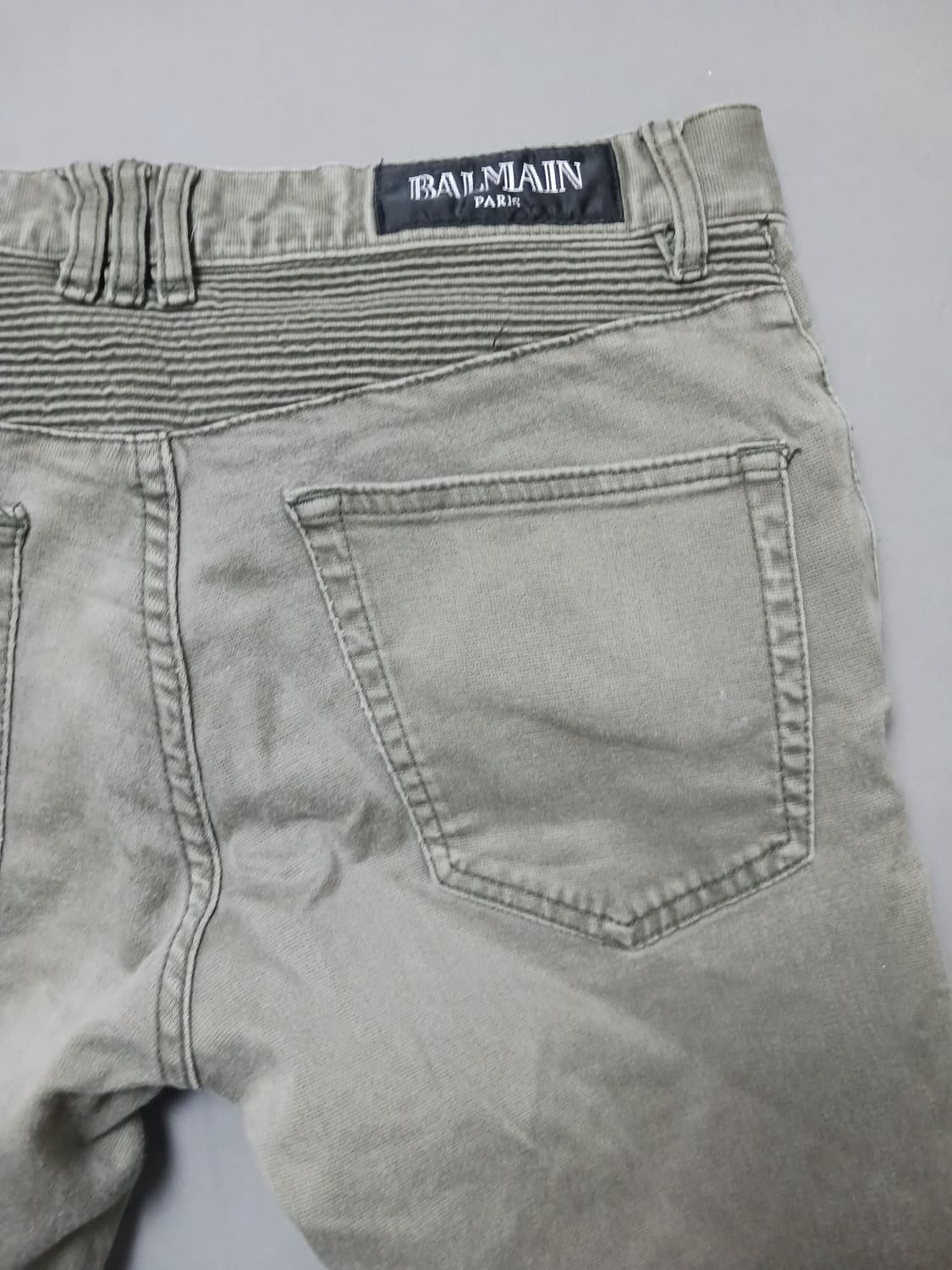 [34] 발망 워싱 카키 치노 바이커 팬츠 상품이미지9