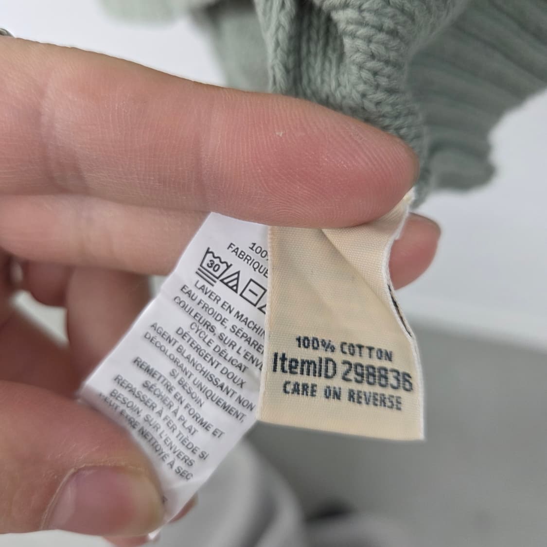 L.L Bean 꽈배기 니트 집업 가디건 그린 S 상품이미지5