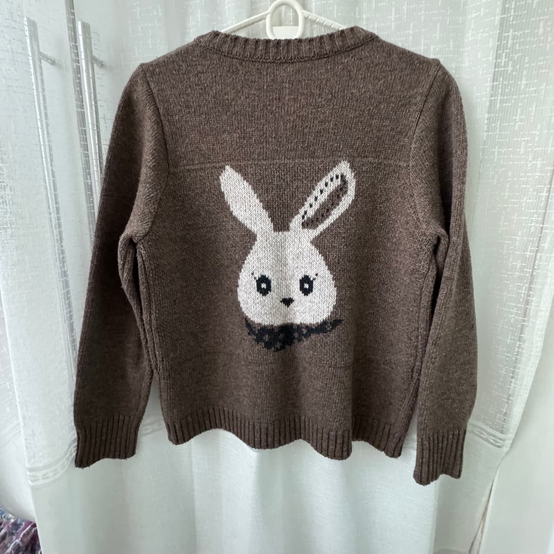 귀여운 브라운 긴팔 가디건 상품이미지2