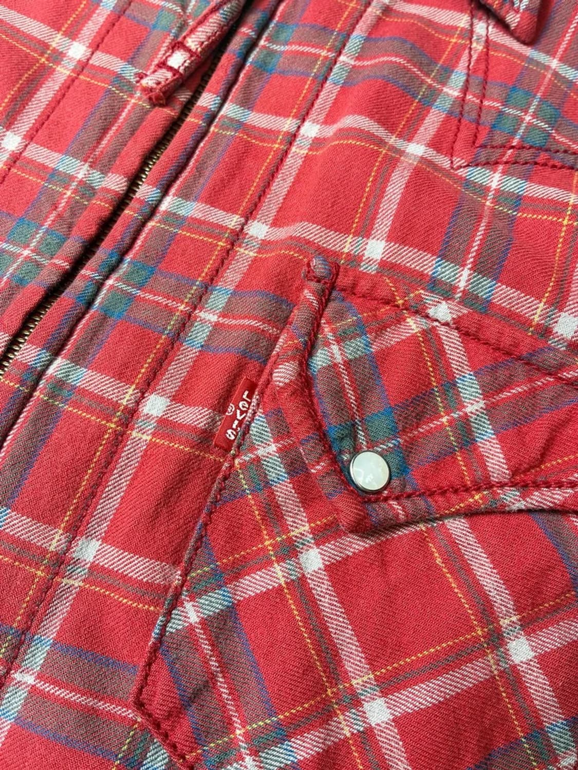 리바이스 00's 레드탭 플란넬 투웨이 집업 셔츠 자켓 PN8256 상품이미지3